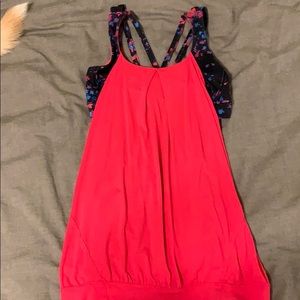 LuluLemon Workout Top with Attached a Sports Bra